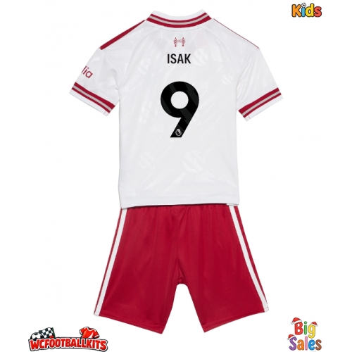 Liverpool Alexander Isak #9 Replica Away Stadium Kit for Kids 2026-27 Short Sleeve (+ pants)